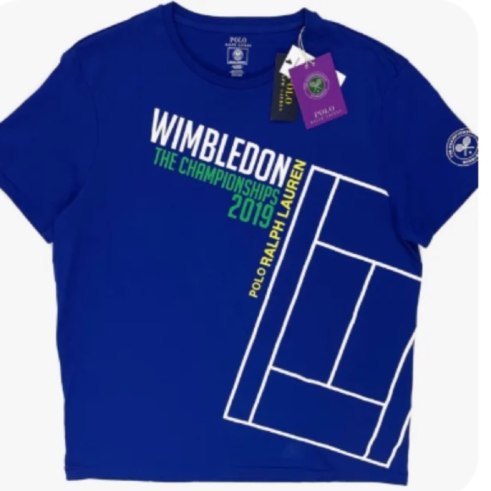 Polo Ralph Lauren Wimbledon Championship Tennis T Shirt 2019 XL